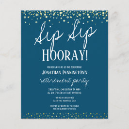 Sip Sip Hooray Elegantes Party für Goldene Rente