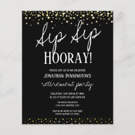 Sip Sip Hooray Elegantes Party für Goldene Rente