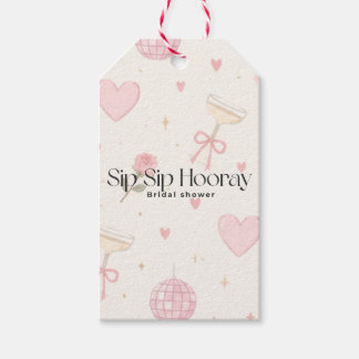 Sip Sip Hooray Geschenkanhänger