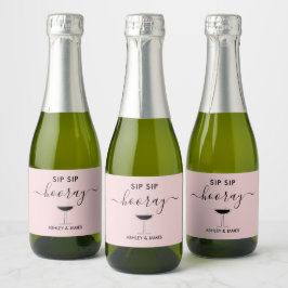 Sip Sip Hooray Label, Hochzeitsblase
