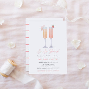 Sip Sip Hooray Mimosa Bar Cocktail Brautparty Einladung