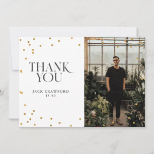 Sip sip Hooray moderne, elegante Geburtstagsparty Dankeskarte