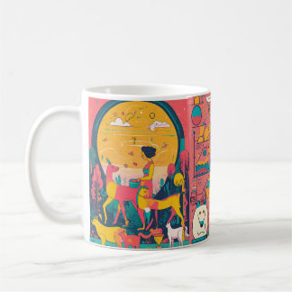 Sip, Sketch und Segen: Doodle Your Way to CREATE Kaffeetasse