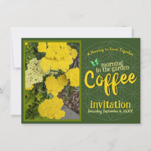Sip Smile & Celebrate Kaffee Morgen im Garten Einladung