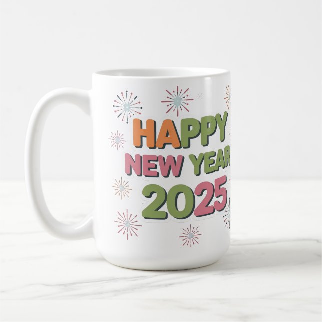 Sip the Joy of 2025 Sehr Niedliche Tasse für das n (Links)
