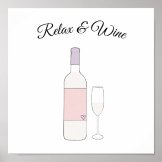 Sippe | Relax & Wine Poster