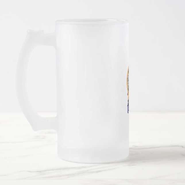 Sippenhaus Mattglas Bierglas (Links)