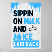 Sippin auf Milch und Saft, Schwarz & Blau Hip Hop