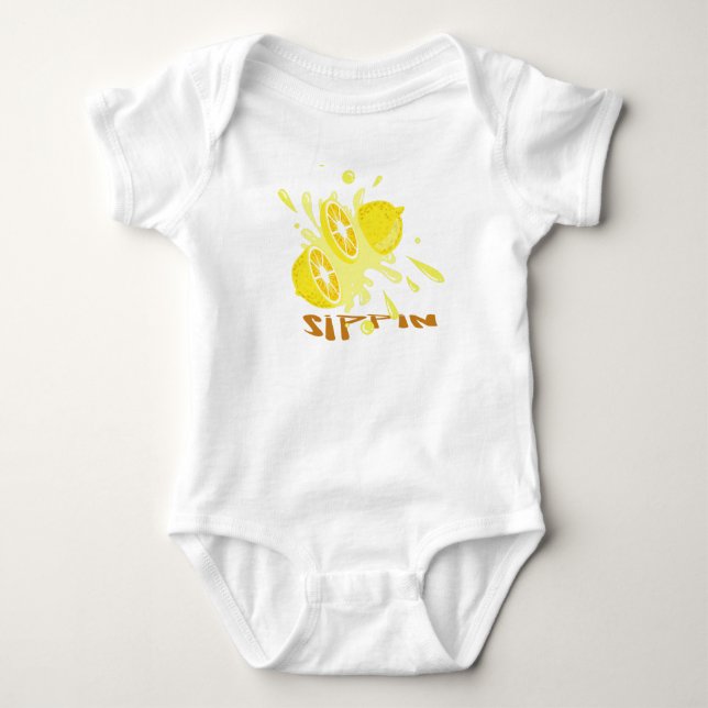 Sippin Baby Strampler (Vorderseite)