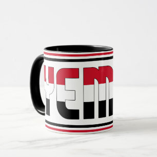 Sippin' mit dem Patriotischen Kaffee des Jemen Tasse