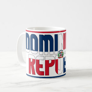 Sippin' mit der Dominikanischen Republik Patriotic Kaffeetasse