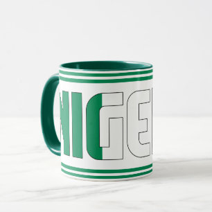 Sippin' mit Nigeria Patriotischer Kaffee Tasse