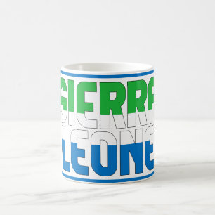 "Sippin" mit Sierra Leone - Patriotische Tasse des