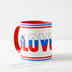 "Sippin" mit Slowenien" Patriotische Tasse