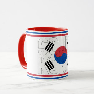"Sippin" mit Südkorea Patriotischer Kaffee Tasse