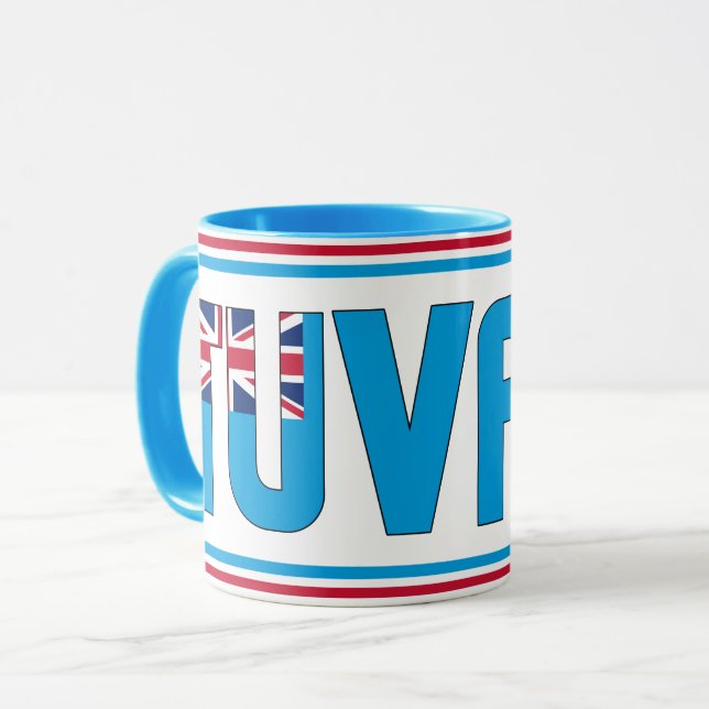 Sippin' mit Tuvalu Patriotic-Kaffee Tasse (Vorderseite Links)