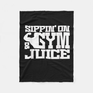 Sippin On Gym - Juice - Mens Workout Shirts Funny Fleecedecke