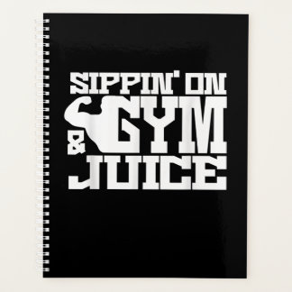 Sippin on Gym Juice - Mens Workout Shirts Funny Planer