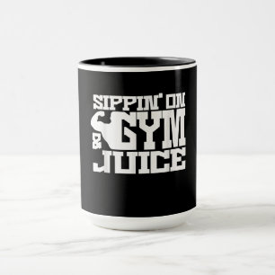 Sippin on Gym Juice - Mens Workout Shirts Funny Tasse