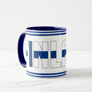 "Sippin' with Finland" Patriotischer Kaffee Tasse