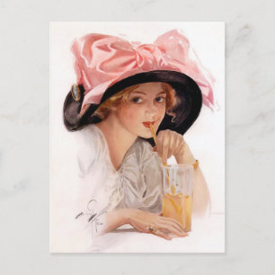 Sipping Lemonade Postkarte
