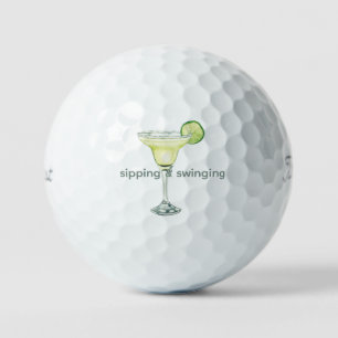 Sipping & Swinging Margarita Titleist Pro VI Golfball