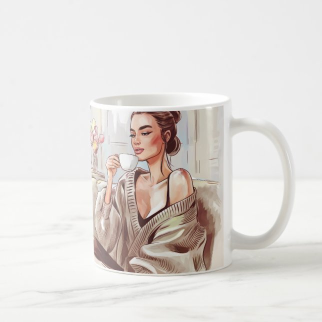 Sippin's Erfolg Wasserfarbenkaffee Kaffeetasse (Rechts)