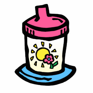 sippy Schale Freistehende Fotoskulptur