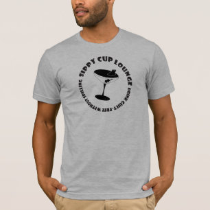 Sippy Schalen-Aufenthaltsraum T-Shirt