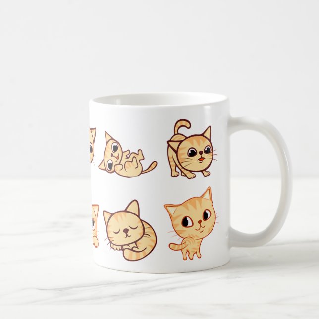 Sips & Stickers - Tasse von Cat Vibes (Rechts)