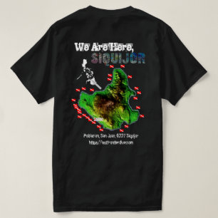Siquijor Karte 【 nur Druck zurückdrucken T-Shirt