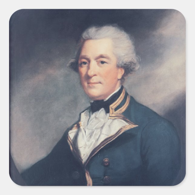 Sir Andrew Hamond, Bt. Quadratischer Aufkleber (Vorderseite)