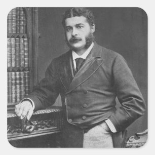 Sir Arthur Sullivan Quadratischer Aufkleber