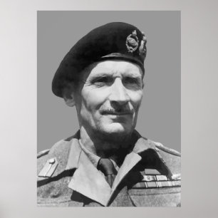 Sir Bernard Law Montgomery Poster