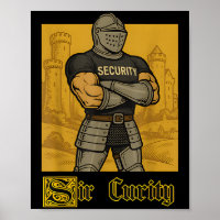 Sir Curity Funny Security Pub Knight Medieval Meme