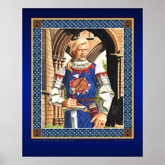 Sir Dinadan Print Poster (Vorne)