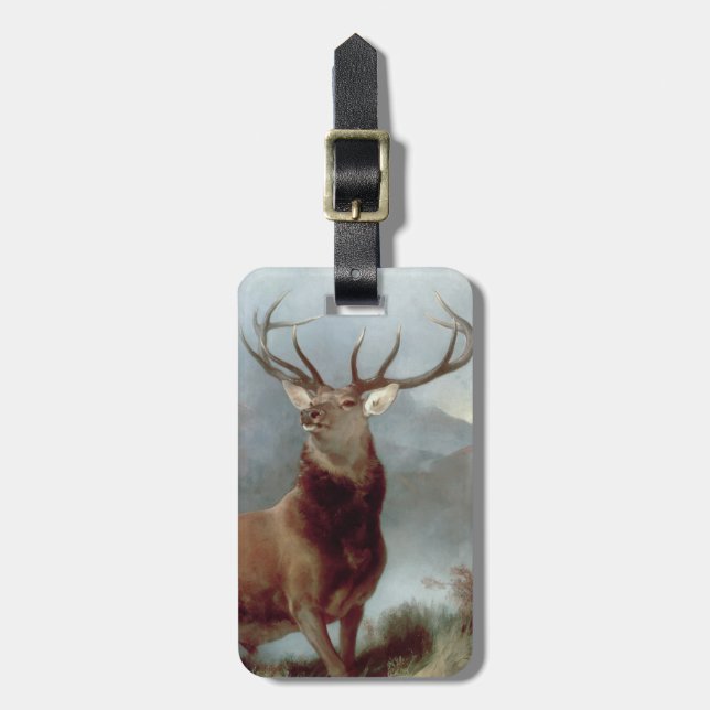 Sir Edwin Landseer | Monarch of the Glen, 1851 Gepäckanhänger (Vorderseite vertikal)