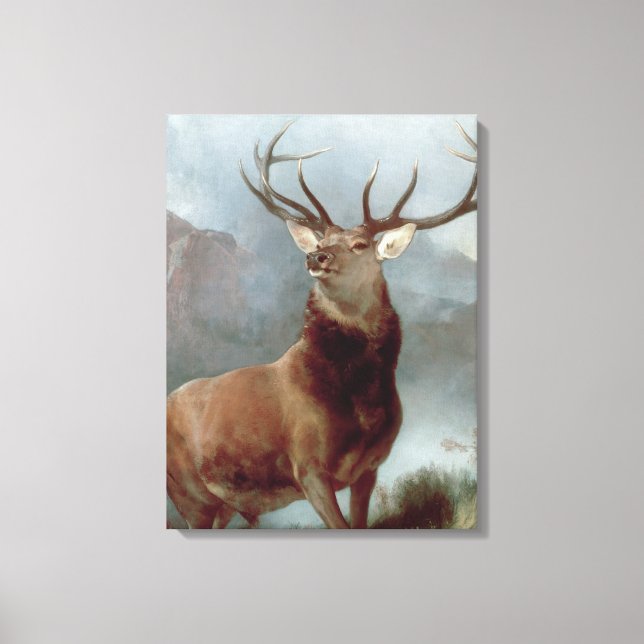 Sir Edwin Landseer | Monarch of the Glen, 1851 Leinwanddruck (Vorderseite)