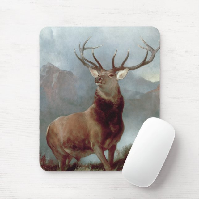 Sir Edwin Landseer | Monarch of the Glen, 1851 Mousepad (Mit Mouse)