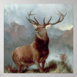 Sir Edwin Landseer   Monarch of the Glen, 1851 Poster