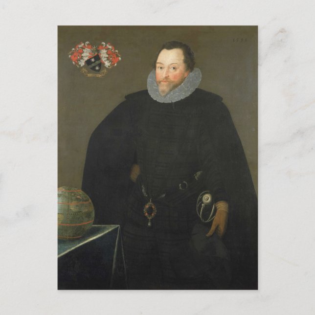 Sir Francis Drake Postkarte (Vorderseite)
