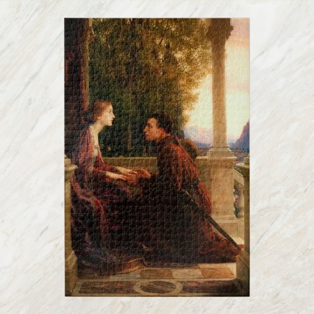 Sir Frank Dicksee Das Ende der Quest Puzzle (Von Creator hochgeladen)