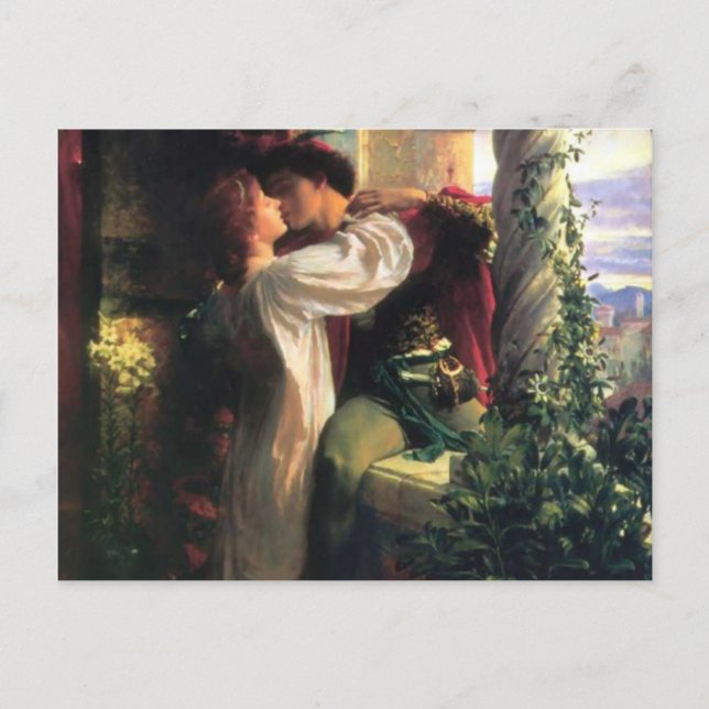 Sir Frank Dicksee, Romeo und Julia Postcard Postkarte (Vorderseite)