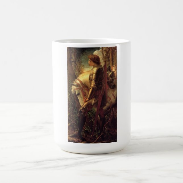 Sir Galahad (Arthurischer Ritter des Runden Tische Kaffeetasse (Mittel)