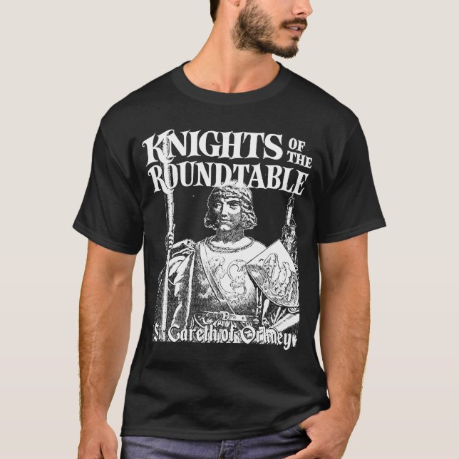 Sir Gareth Knights of the Round Table Medieval Lit T-Shirt (Vorderseite)