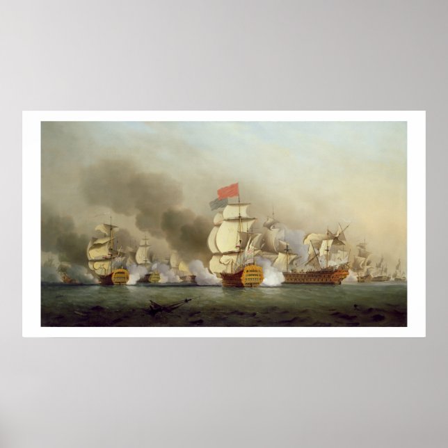 Sir George Anson's (1697-1762) Victor Poster (Vorne)