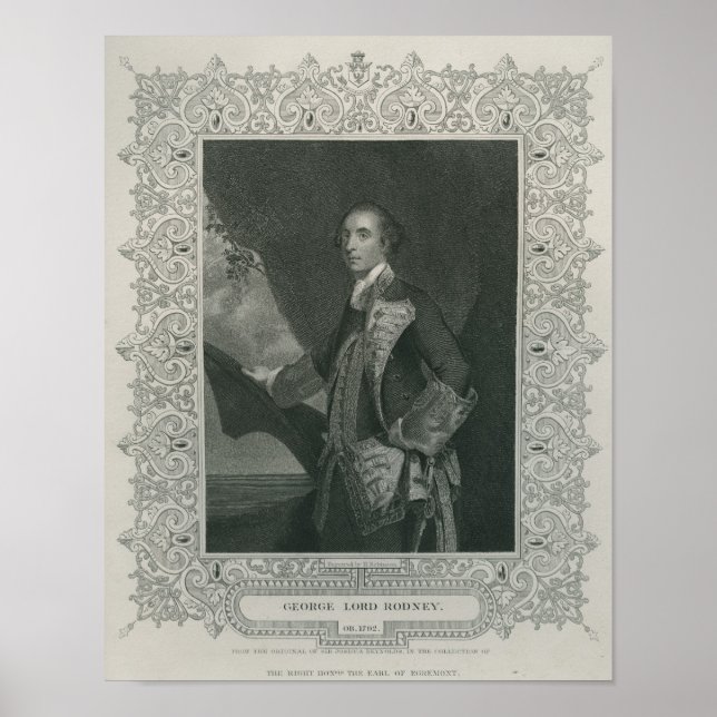 Sir George Brydges Rodney Poster (Vorne)