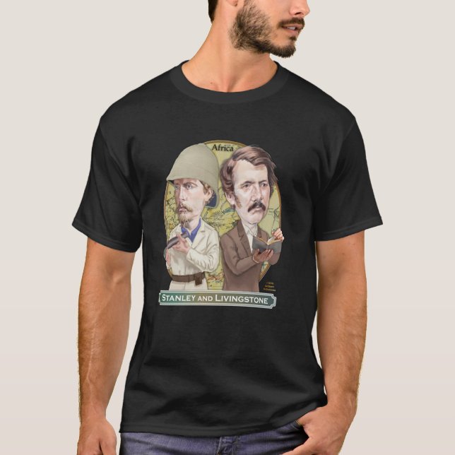 Sir Henry Morton Stanley und David Livingstone, Ex T-Shirt (Vorderseite)