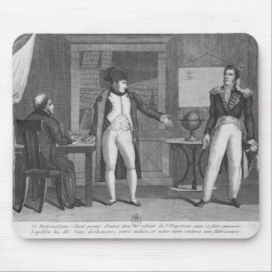 Sir Hudson Lowe, das in die Studie von Napoleon Mousepad