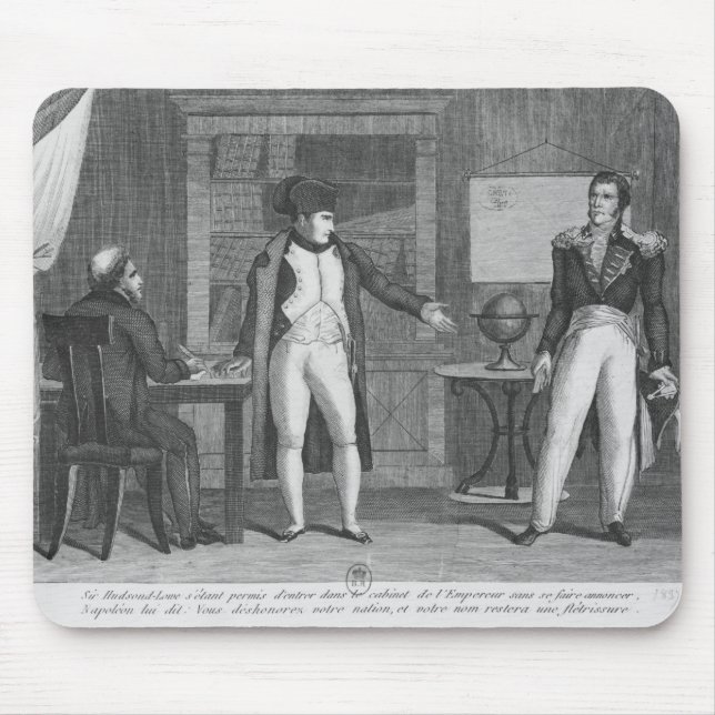 Sir Hudson Lowe, das in die Studie von Napoleon Mousepad (Vorne)